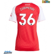 Arsenal Martin Zubimendi #36 Hjemmedrakt Dame 2025-26 Kortermet